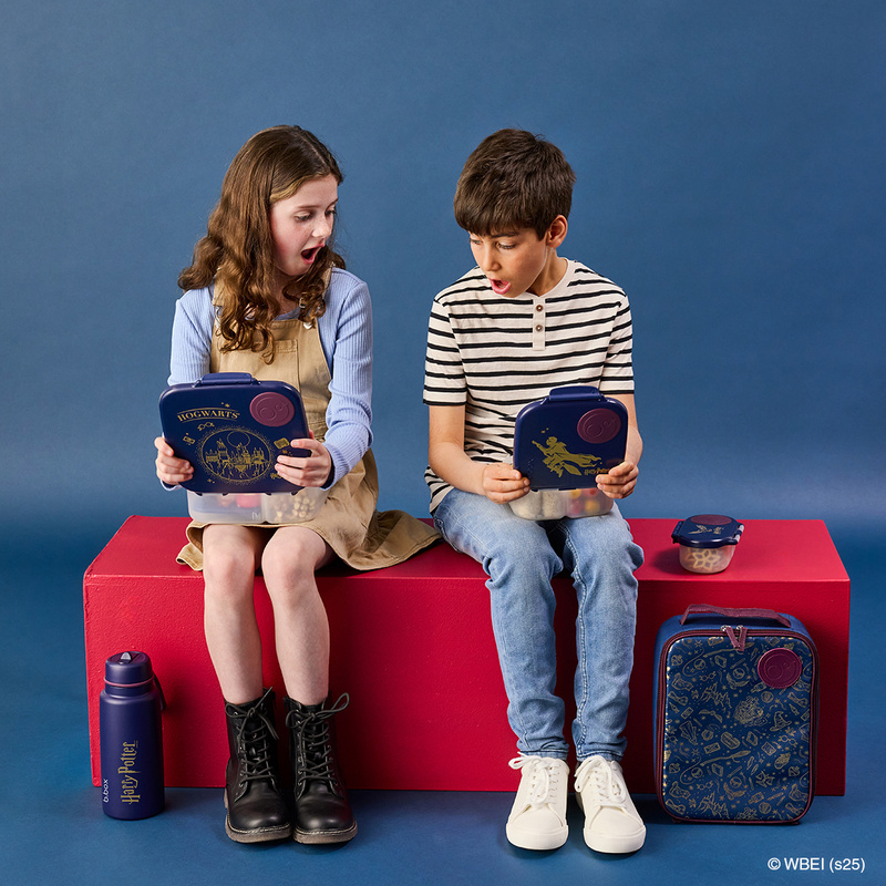 Harry Potter by b.box Lunchbox dla dzieci do szkoły - szczelna śniadaniówka z przegródkami i wkładem chłodzącym