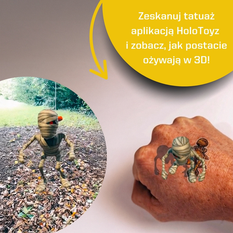 HoloToyz Tatuaże AR Monster Mash – potwory