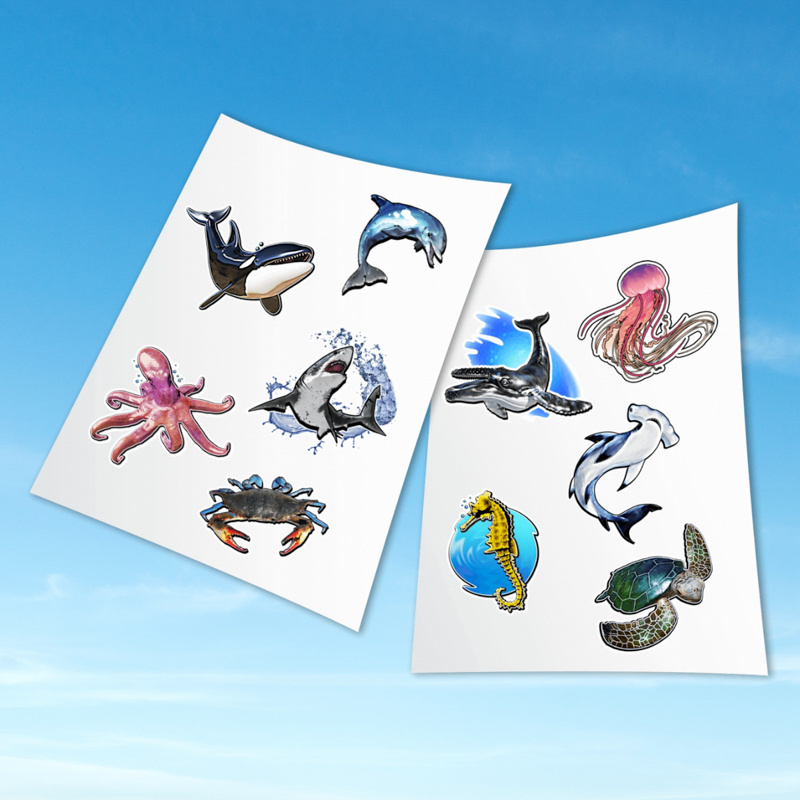 HoloToyz Naklejki AR Sea Creatures – morskie stworzenia