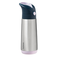 B.box butelka termiczna - bidon dla dzieci ze słomką 500 ml Indigo Rose
