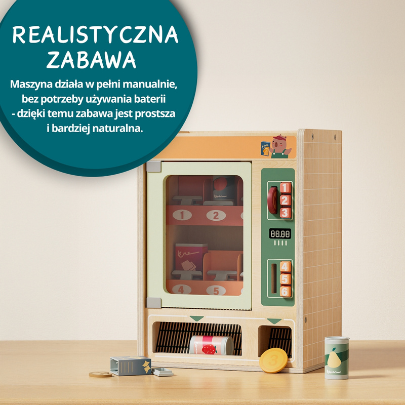 Topbright Zabawkowy automat sprzedający Shop&Go | edukacyjna zabawka 36m+, OUTLET