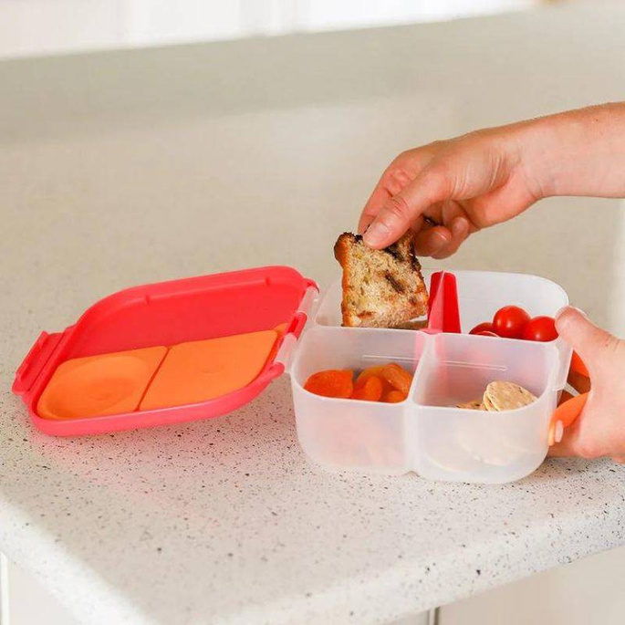 B.box lunchbox dla dzieci do szkoły - szczelna mini śniadaniówka z przegródkami Indigo Rose