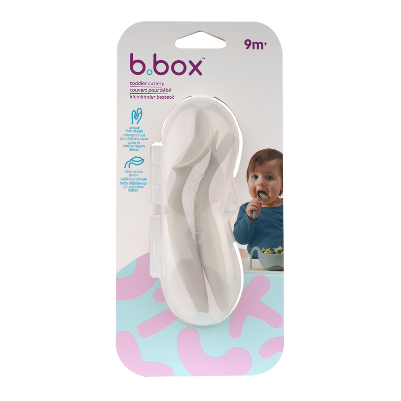 b.box Pierwsze sztućce BLW dla niemowląt, Latte