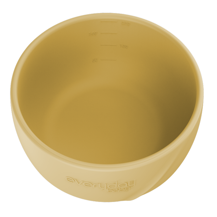 Miseczka silikonowa bez przyssawki, 2 szt., waniliowy, Everyday Baby, OUTLET