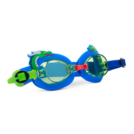Aqua2ude Okulary do pływania dla dzieci – Mini smok, zielony – anti-fog, ochrona UV, 3+