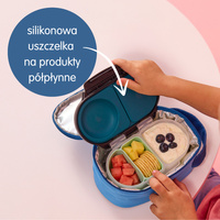 B.box Snackbox szczelny pojemnik na jedzenie i przekąski dla dzieci Sugar Plum