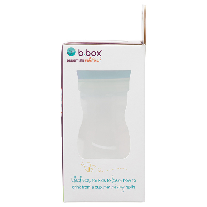 B.box Kubek do nauki picia dla dziecka - kubek treningowy plastikowy 240 ml błękitny