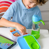 B.box lunchbox dla dzieci do szkoły - szczelna mini śniadaniówka z przegródkami Ocean Breeze