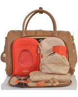 Torba dla mamy Loreto, naturalna skóra, PacaPod