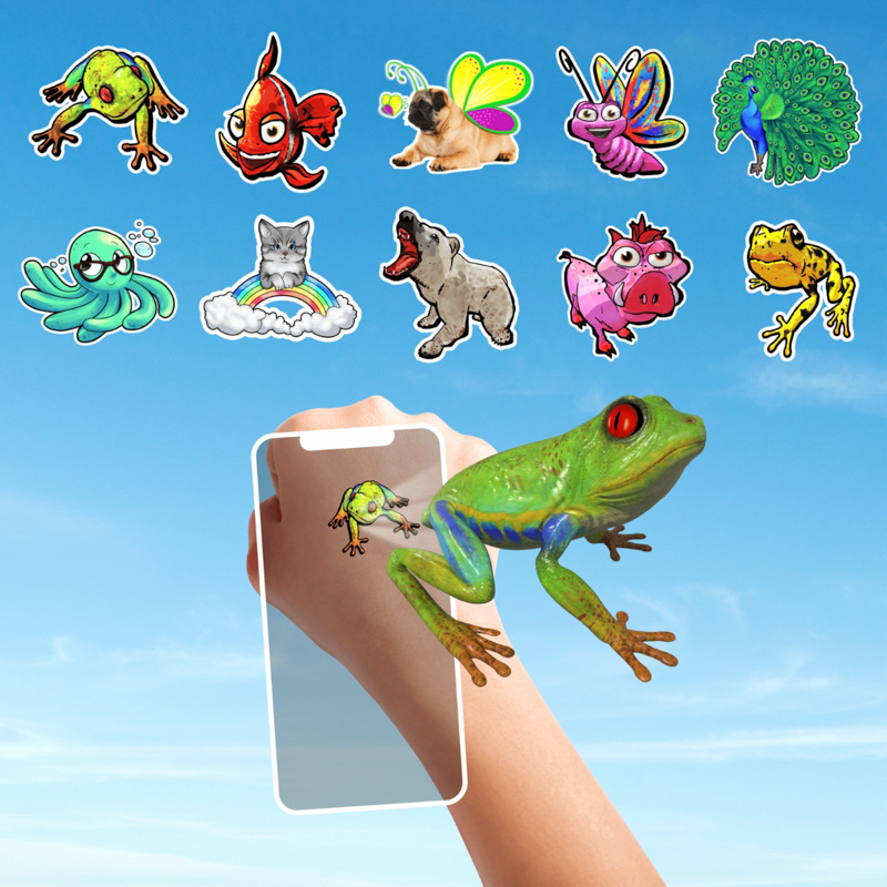 HoloToyz Tatuaże AR Holo Heroes – magiczne zwierzaki