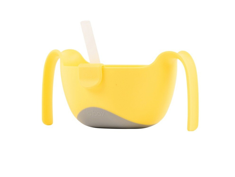 Miseczka ze słomką, Lemon Sherbet, b.box, OUTLET