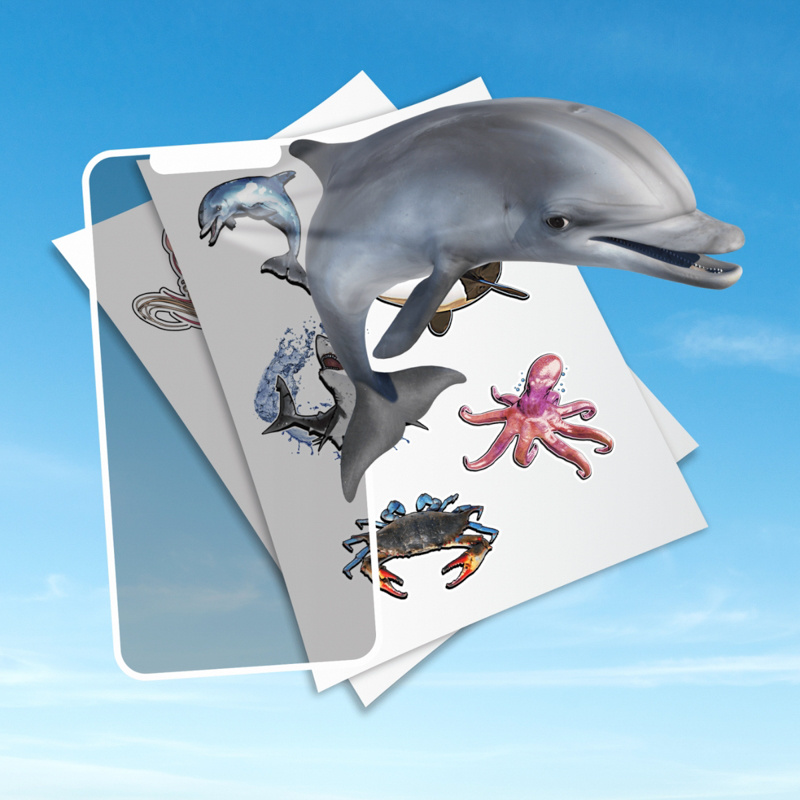HoloToyz Naklejki AR Sea Creatures – morskie stworzenia