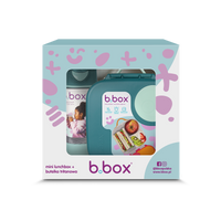 Zestaw Sportowa butelka tritanowa 450 ml + Mini Lunchbox, Emerald Forest, b.box
