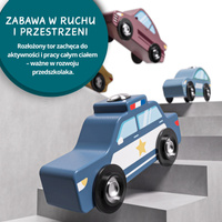Topbright Roll&Race Zabawka dla dzieci 2w1 Transporter samochodów i tor wyścigowy 36m+