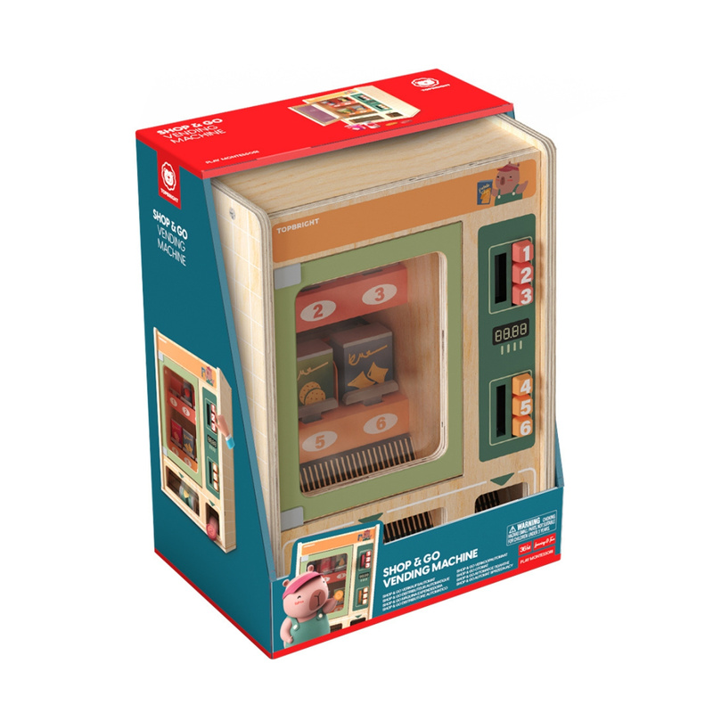 Topbright Zabawkowy automat sprzedający Shop&Go | edukacyjna zabawka 36m+