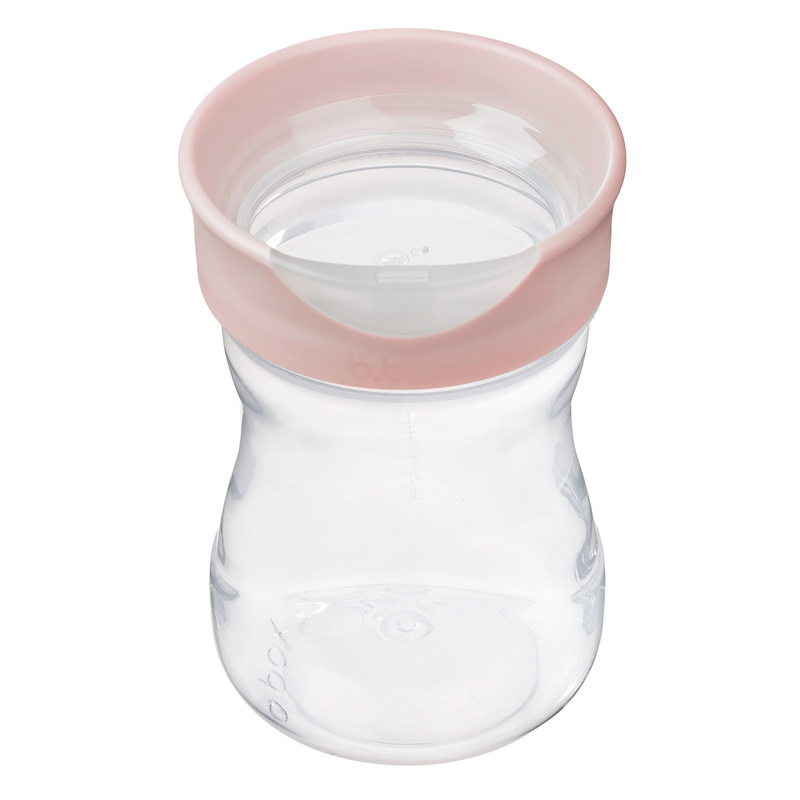 b.box kubek do nauki picia dla dziecka - zestaw 3w1 240 ml, Blush