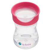 B.box kubek do nauki picia dla dziecka - zestaw 4w1 240 ml malinowy