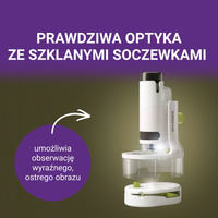 Science Can Przenośny Mikroskop Młodego Badacza 250×, 8+ | Edukacyjny zestaw naukowy do obserwacji