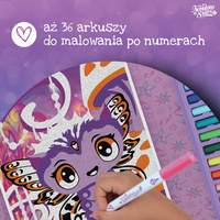 Nebulous Stars Kreatywna kolorowanka z flamastrami – Mystery | Koloruj po numerach 7+