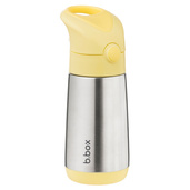 B.box butelka termiczna - bidon dla dzieci ze słomką 350 ml  Lemon Twist