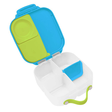 B.box lunchbox dla dzieci do szkoły - szczelna mini śniadaniówka z przegródkami Ocean Breeze