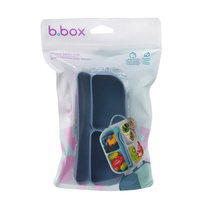 b.box Silikonowy wkład do mini lunchboxa z przegrodą na sztućce Ocean