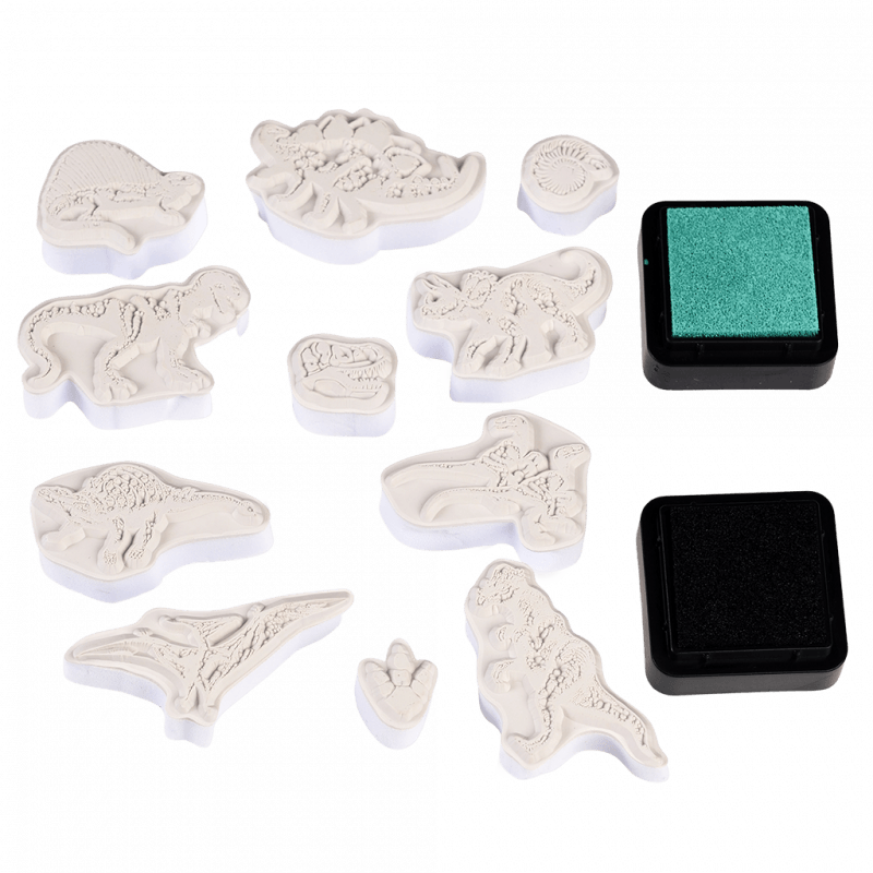 Stempelki dla dzieci, 11 szt., Dinozaury, 3+, Rex London