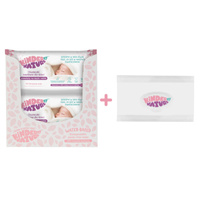 Zestaw Chusteczki nawilżane Kinder by Nature odpowiednie dla noworodków i dzieci 12 opakowan (672 szt.) + etui