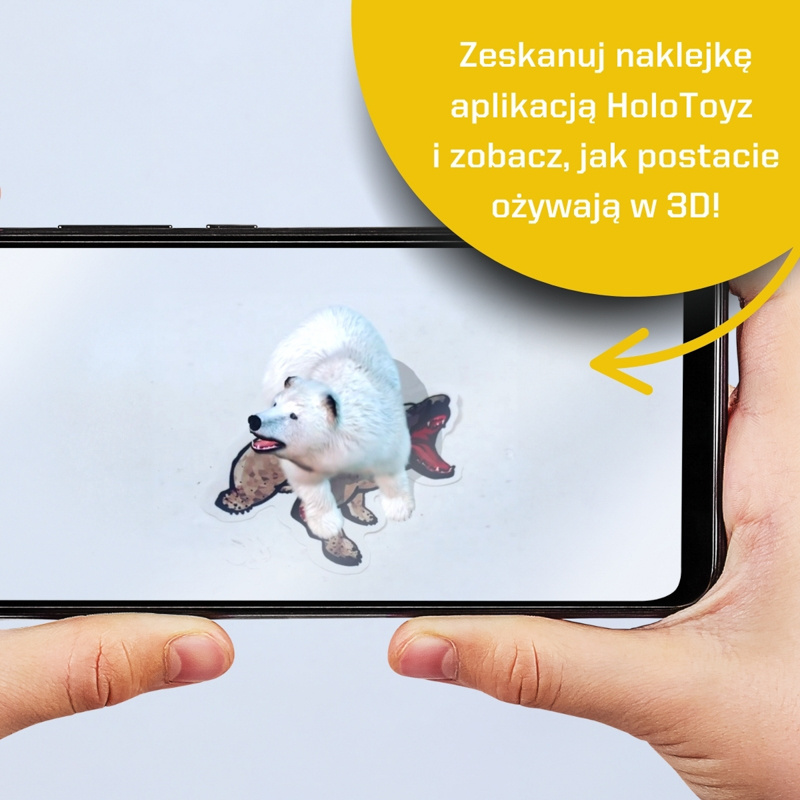 HoloToyz Naklejki AR Holo Heroes – magiczne zwierzaki