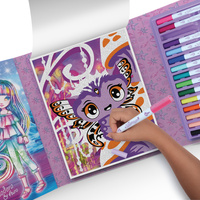 Nebulous Stars Kreatywna kolorowanka z flamastrami – Mystery | Koloruj po numerach 7+