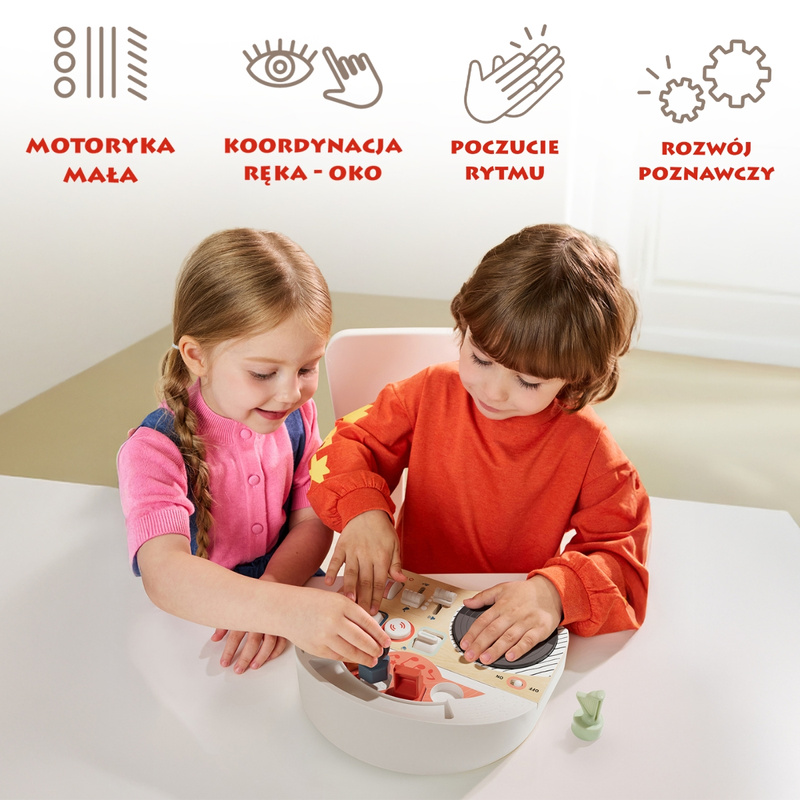 Topbright Interaktywna konsola muzyczna dla dzieci - zabawka muzyczna 18m+ OUTLET