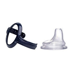 Zestaw ustnik niekapek i rączki do butelki, borówkowy, Everyday Baby, OUTLET