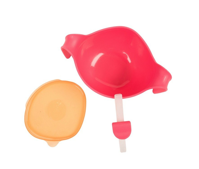 Miseczka ze słomką, Strawberry Shake, b.box OUTLET