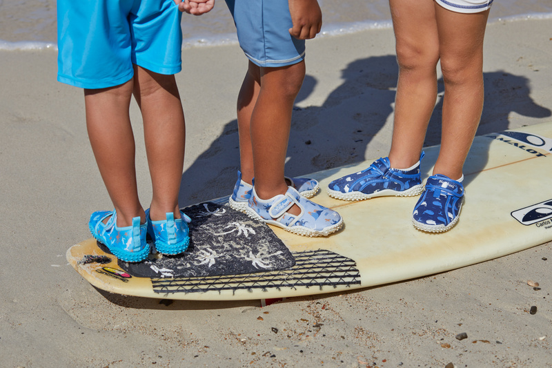 Playshoes Buty do wody dla dzieci na rzep UV Zwierzęta morskie 