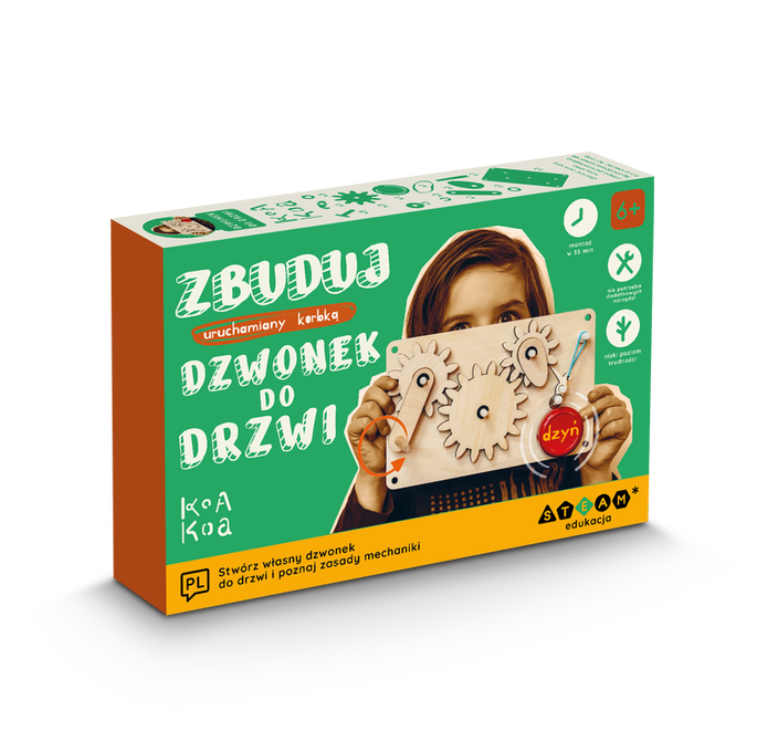 Zabawka STEM: Stwórz dzwonek do drzwi, zestaw, Koa Koa