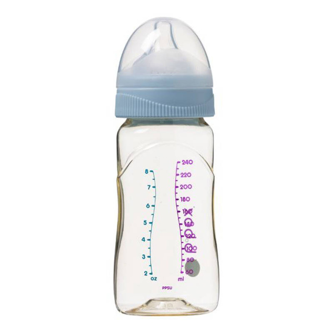 B.box butelka dla noworodka i niemowlaka do karmienia wykonana z PPSU 240 ml Lullaby Blue