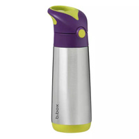 B.box butelka termiczna - bidon dla dzieci ze słomką 500 ml Passion Splash