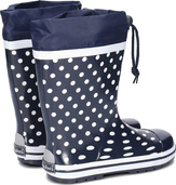 Kalosze rozm. 24/25, granatowe w kropki, Playshoes