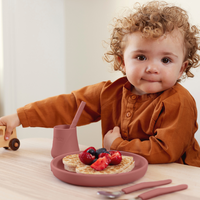 Talerzyk silikonowy bez przyssawki, morelowy, Everyday Baby, OUTLET