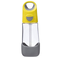 B.box Bidon dla dziecka - butelka na wodę ze słomką tritanowa 450 ml Lemon Sherbet