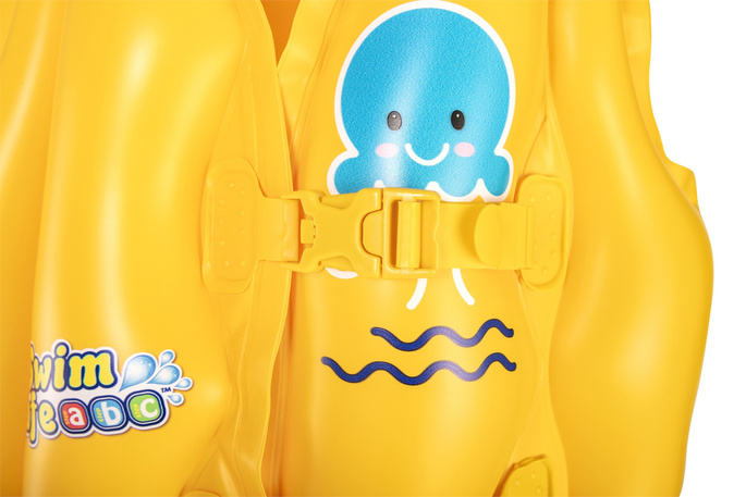 Kamizelka dmuchana dla dzieci, żółta, 3-6 lat, Baby Vest Step B, Bestway