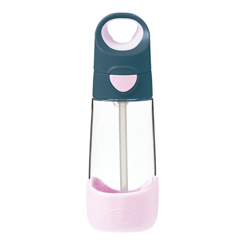 Zestaw Mini Lunchbox + Butelka tritanowa ze słomką 450 ml, Indigo Rose, b.box