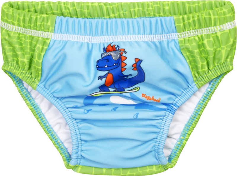 Playshoes Kąpielówki dla niemowlaka – kąpielówki dla dzieci Dinozaur niebieskie