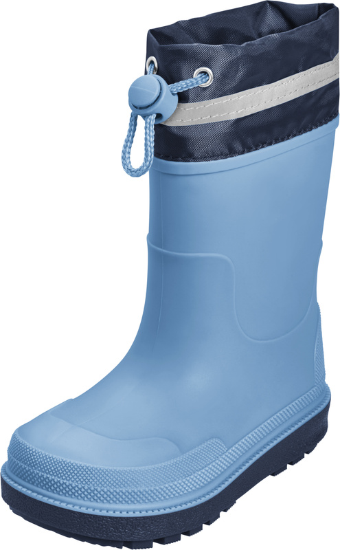 Kalosze dziecięce z ociepleniem i ściągaczem, niebieskie, Playshoes