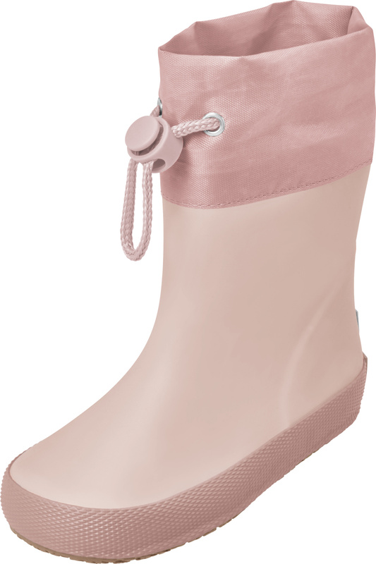 Kalosze dziecięce Playshoes Barefoot zero drop ze ściągaczem różowy