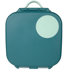B.box lunchbox dla dzieci do szkoły - szczelna mini śniadaniówka z przegródkami Emerald Forest