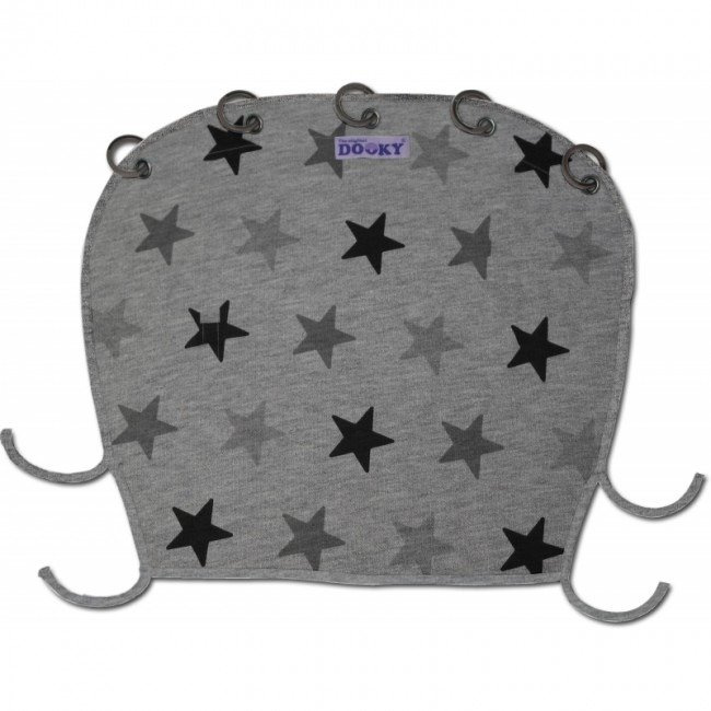 Osłonka do wózka i fotelika, Grey Stars, Dooky