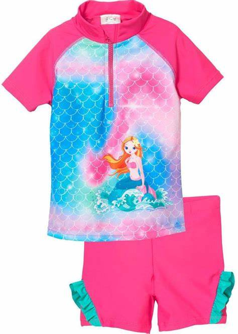 Playshoes Zestaw kąpielowy UV 2w1 Syrenka dla dziewczynki