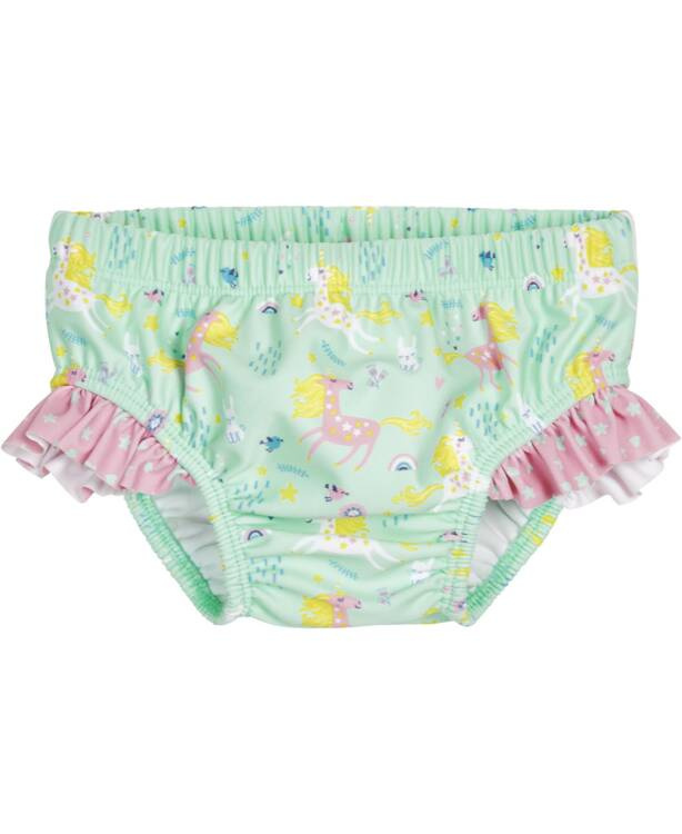 Playshoes Kąpielówki dla niemowlaka – kąpielówki dla dzieci Jednorożec niebieskie