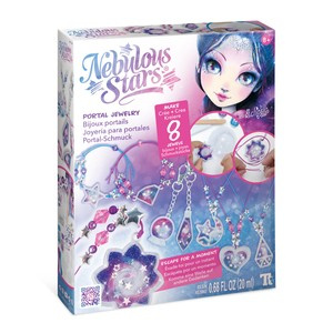 Nebulous Stars Zestaw do robienia biżuterii dla dzieci – zawieszka talizman 8 szt. 8+ Eclipsia, OUTLET
